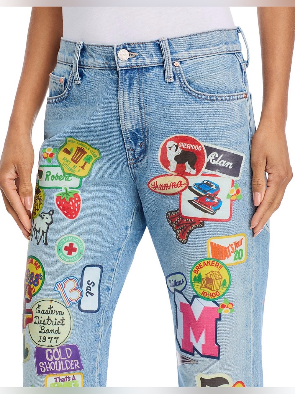 MOTHER The Bookie Sneak Jeans in Scout It Out - Picture 5 of 12